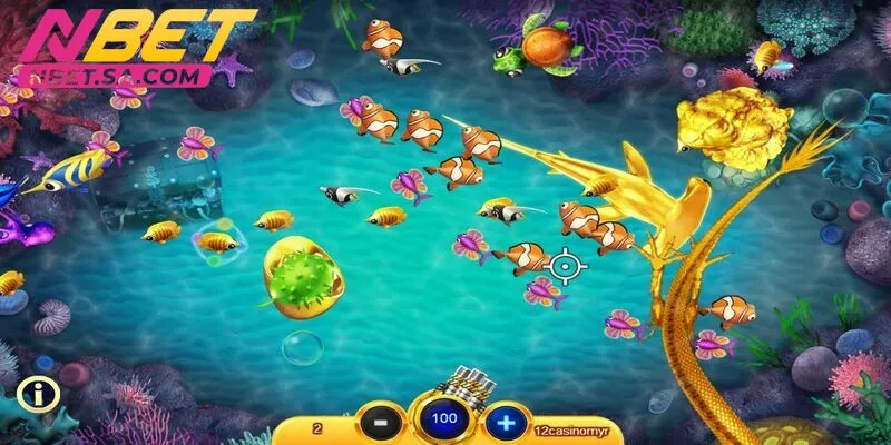 Điều chỉnh góc bắn phù hợp để dễ dàng tiêu diệt cá