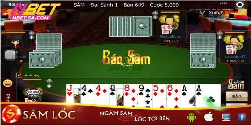 Sâm Lốc NBET - Game Bài Hấp Dẫn, Thưởng Siêu Khủng Số 1