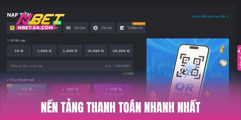 NBET hứa hẹn là nền tảng thanh toán nhanh nhất